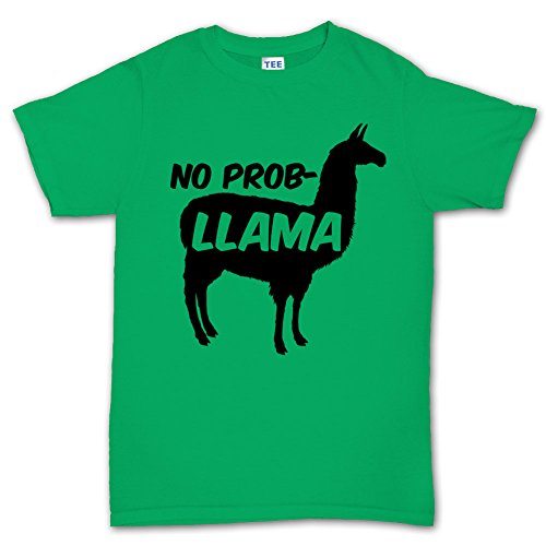 No Problemo Prob llama Funny T Shirt XL Irish Green | Best Tea Kettles