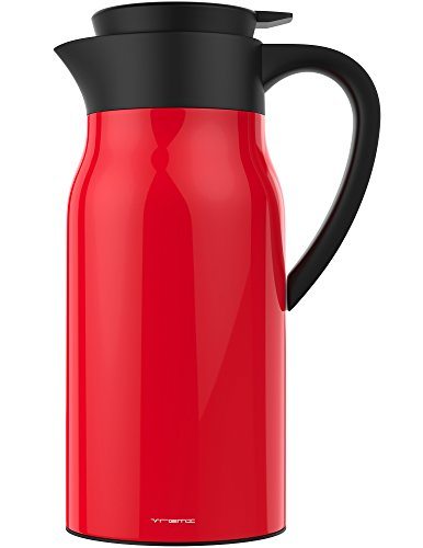 Vremi Coffee Carafe Thermos – 51 oz Stainless Steel Coffee Travel ...