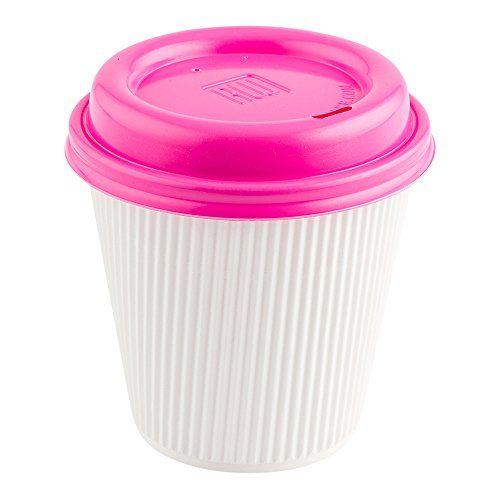 500CT Disposable Hot Pink Lid for Coffee and Tea Cups