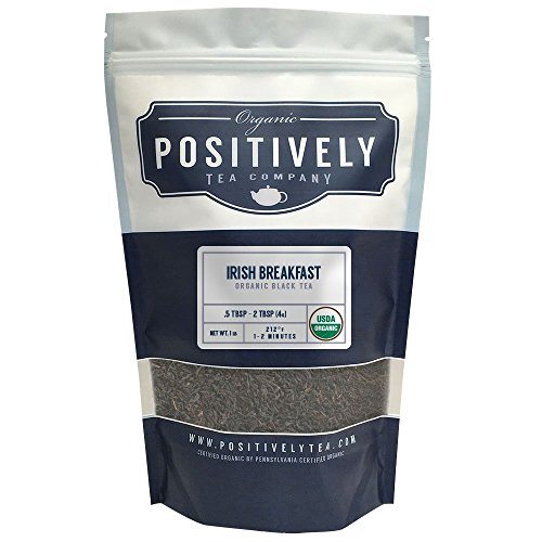Organic Irish Breakfast Tea, Loose Leaf Bag, Positively Tea LLC. (1 LB