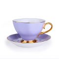 Jucaihome Tea Cups and Saucers Sets Vintage Oil Painting Porcelain Teacups with Saucer and Spoon for Tea Party 