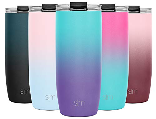 SIM 20 Fluid Ounces Voyager Insulated Stainless Steel Tumbler with